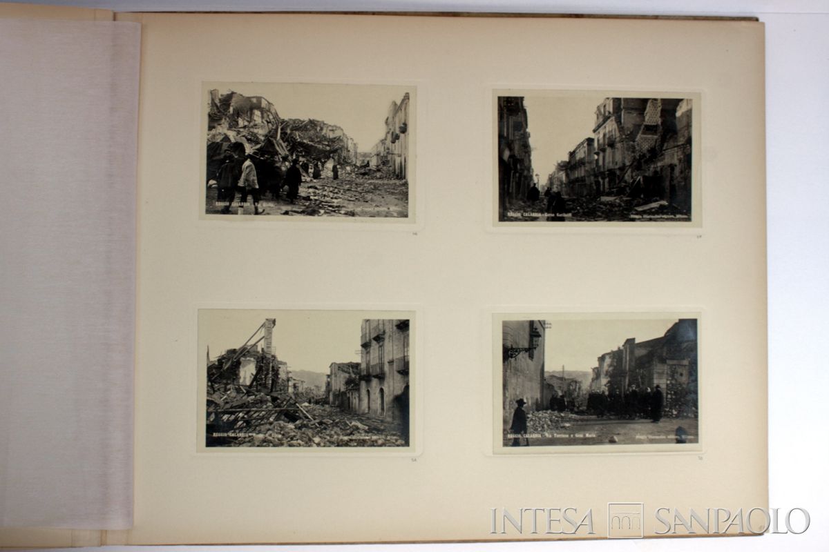 Album sul terremoto di Messina e Reggio Calabria. Scorci di Reggio Calabria dopo il terremoto del 28 dicembre 1908 (Biagio Giarmoleo editore)