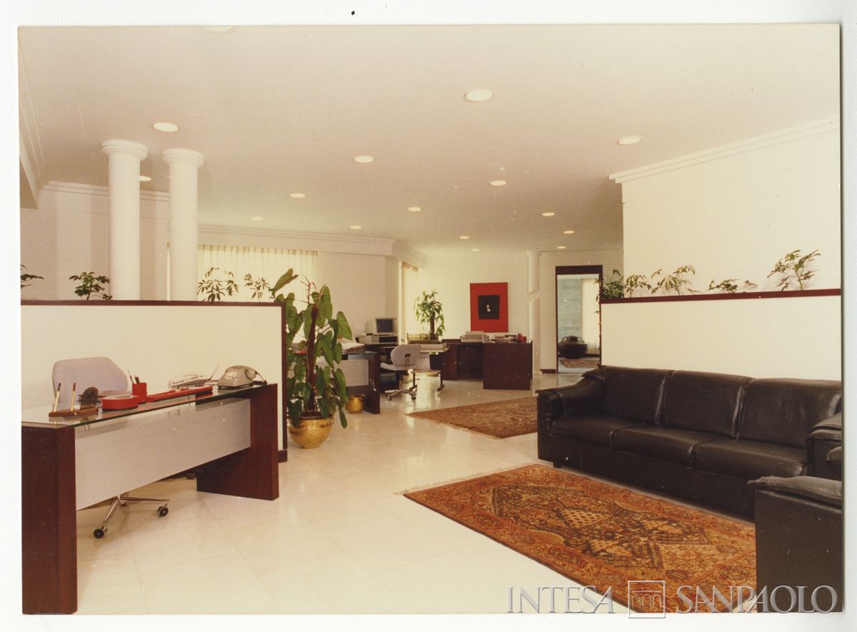 BCI, Bombay: ufficio di rappresentanza di Maker Chamber VI 143, Nariman Point, 1983 (fotografo sconosciuto)