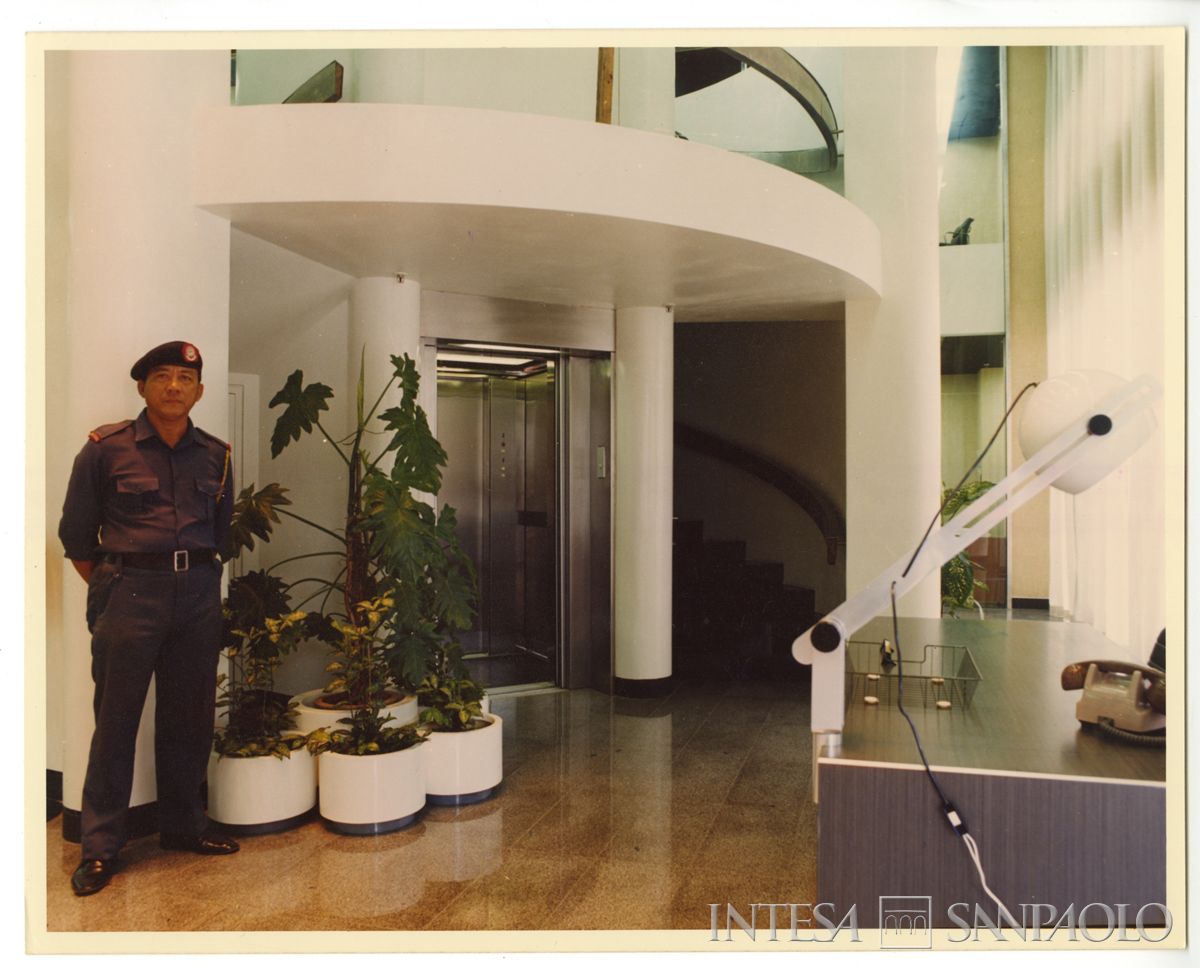 BCI, Singapore: filiale di Shing Kwan House, Shenton Way 4, 1973 (fotografo sconosciuto)