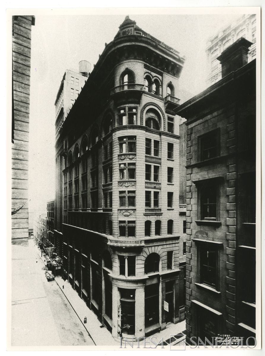 BCI, New York: filiale di William Street 62-64, 1920 (foto originale di Wurts Brothers Company)
