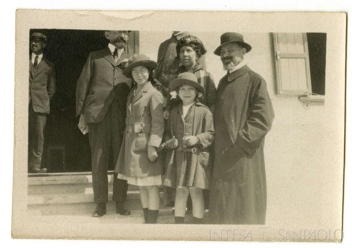 Gita della famiglia Toeplitz con Giuseppe Scavia a Misurina, 1922 circa (fotografo sconosciuto)