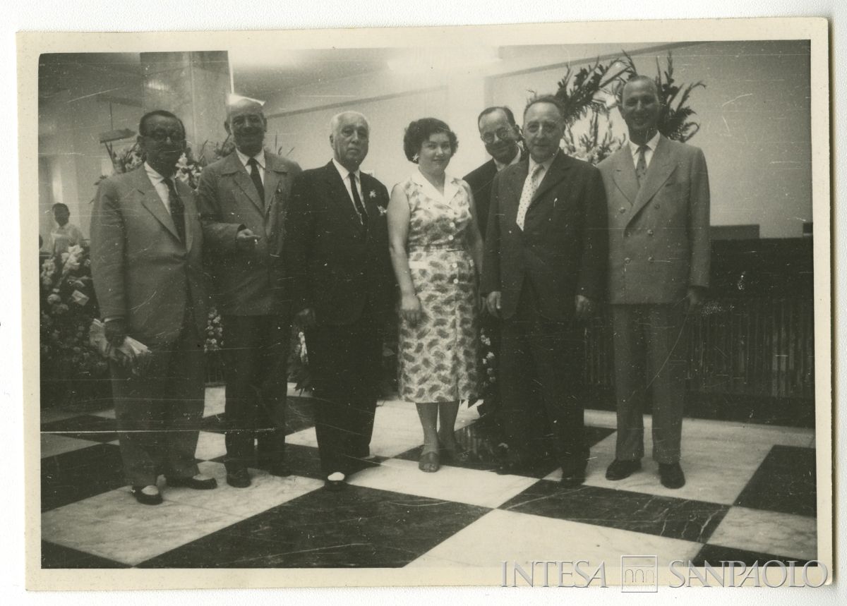 BCI,  Istanbul: inaugurazione della filiale di Voyvoda Caddesi 53, 27 agosto 1956 (fotografo sconosciuto)