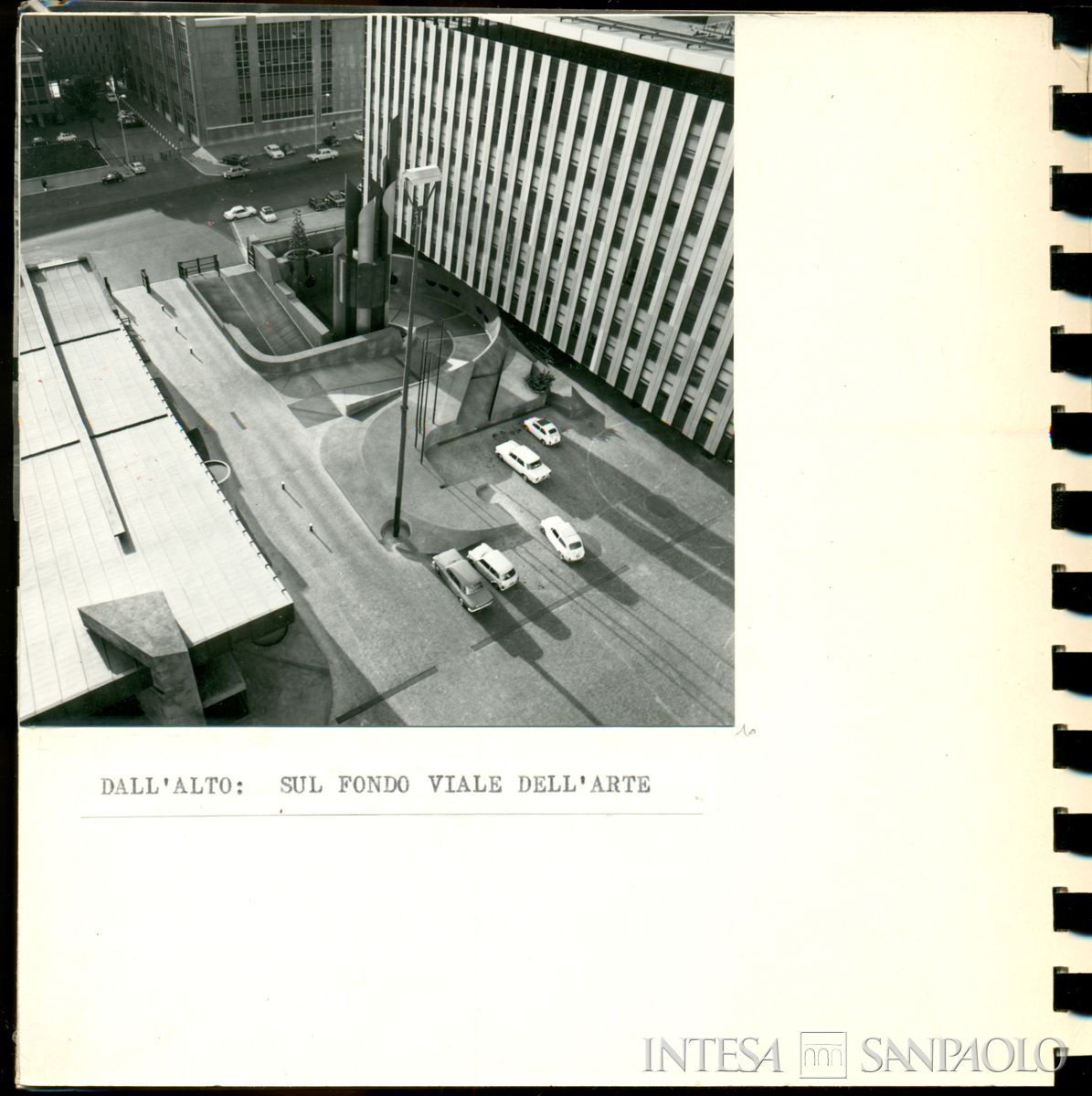 Roma, viale dell'arte 25, vista dall'alto, [1972-1973] (Tullio Leonori)