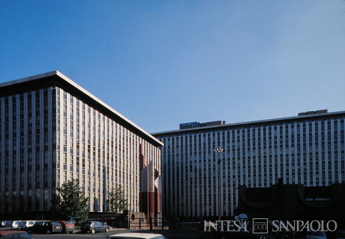 Roma, sede dll'IMI in viale dell'arte 25, esterno, anni 1990 (Edoardo Montaina)