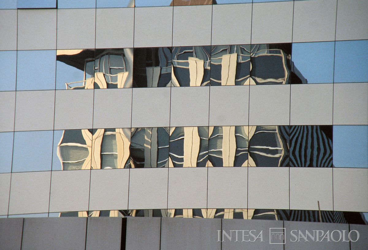 Roma, sede dll'IMI in viale dell'arte 25, esterno, anni 1990 (Edoardo Montaina)