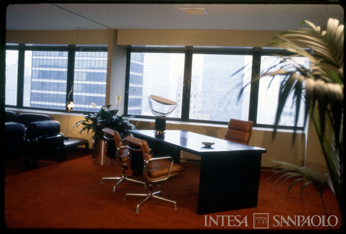 Cariplo, New York: ufficio di rappresentanza di Fifth Avenue 650, 1979-1985 (fotografo sconosciuto)