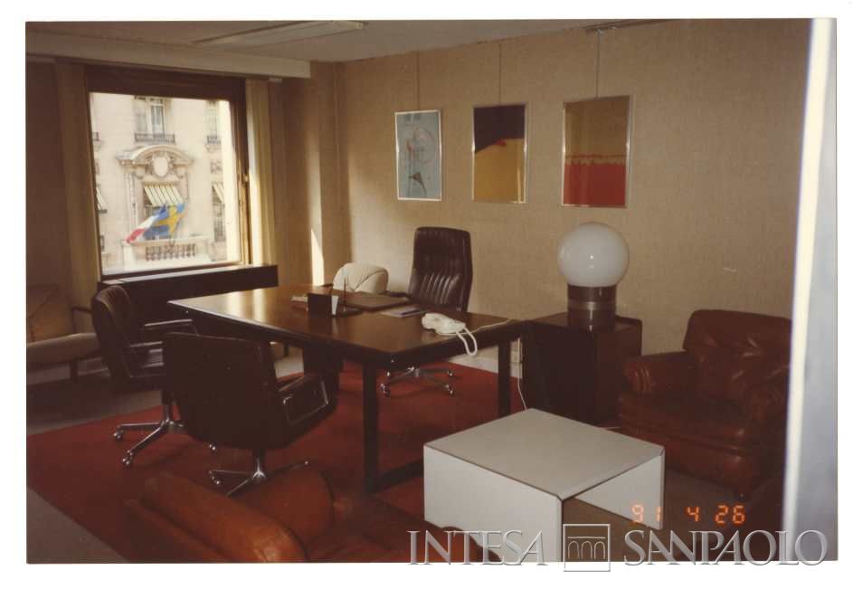 Cariplo, Parigi: ufficio di rappresentanza di Rue de la Paix 10, 26 aprile 1991 (fotografo sconosciuto)