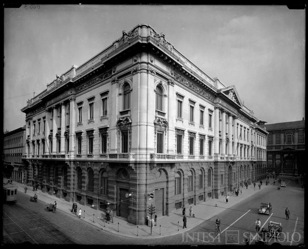 Palazzo di piazza della Scala 6, esterno (lastra), anni 1930 (Antonio Paoletti)