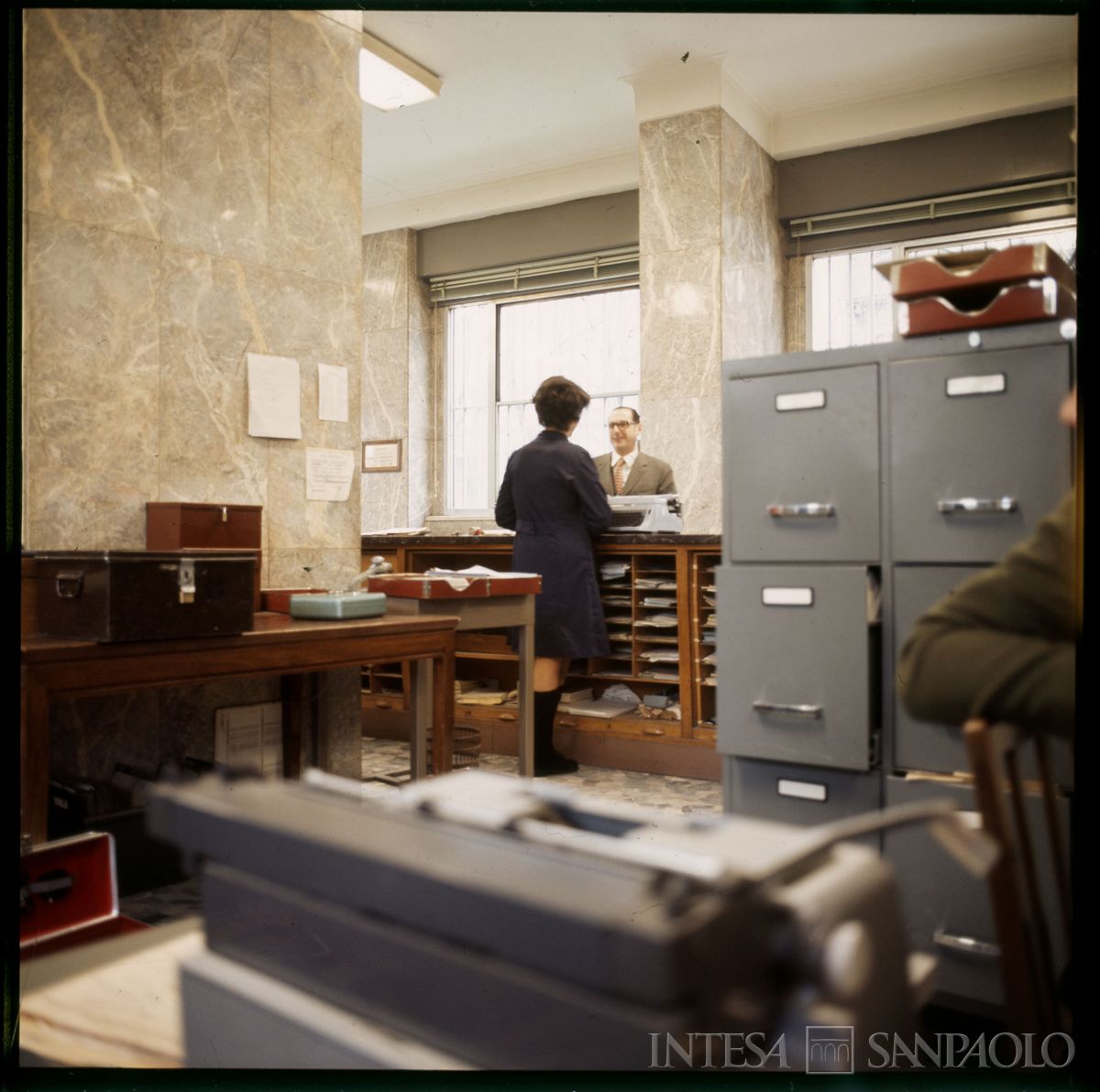 BCI, Sesto San Giovanni: succursale di Via Casiraghi [2 o 12], anni 1970-1980 (fotografo sconosciuto)