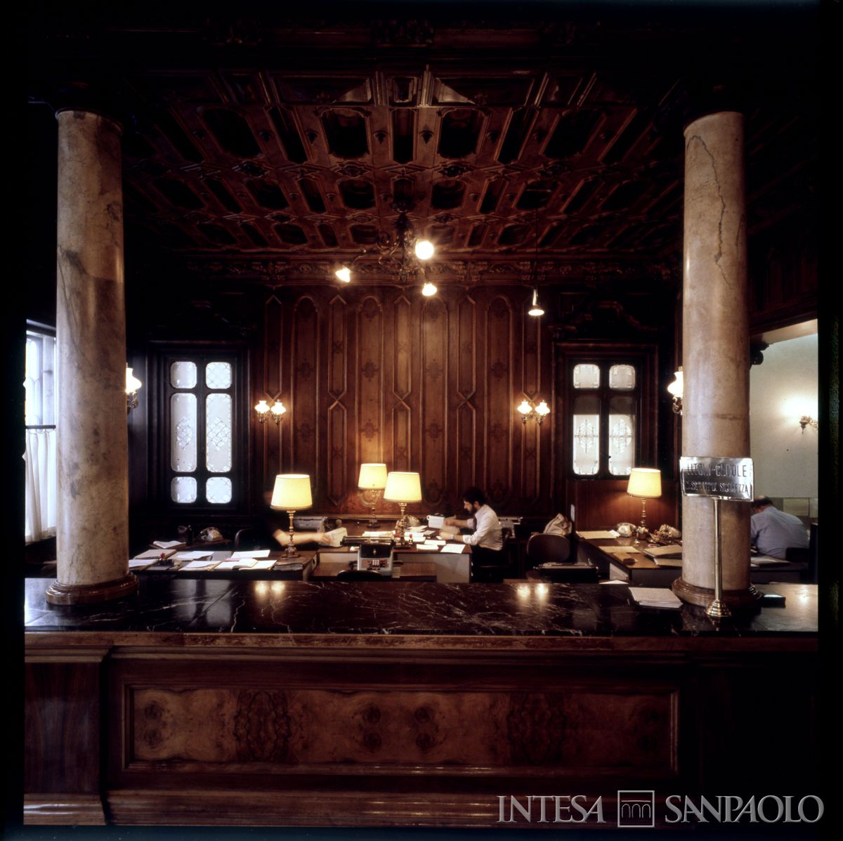 BCI, Venezia: sede di Calle Larga XXII Marzo 2188, anni 1980 (foto di Gianbattista Chiodi)