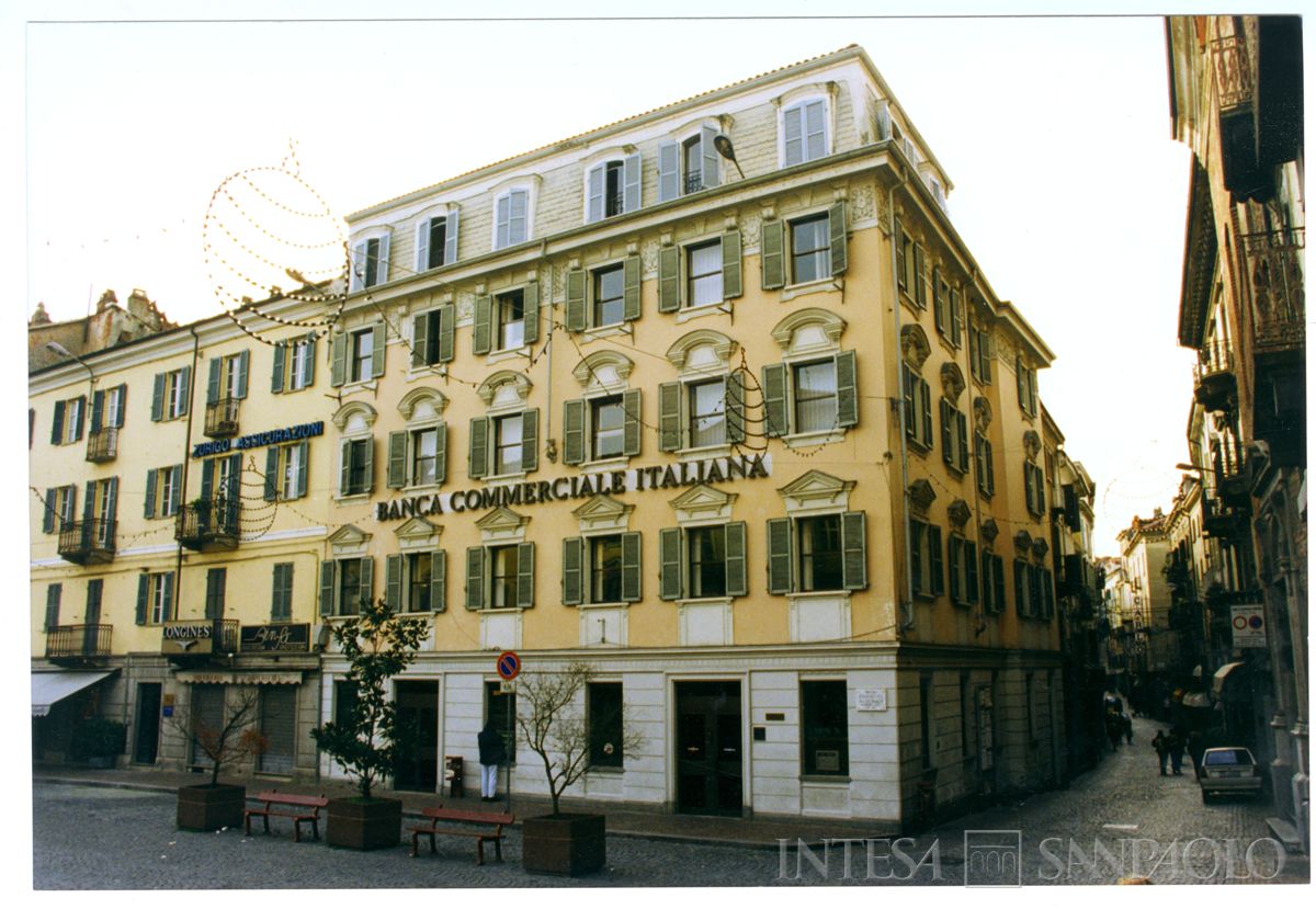 BCI, Ivrea: succursale di Piazza Ferruccio Nazionale 8, 27 novembre 1996 (fotografo sconosciuto)