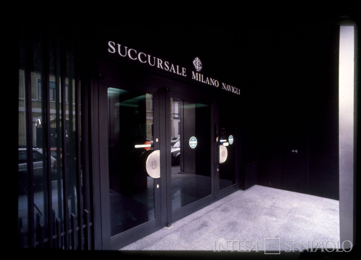 BCI, Milano: succursale Milano - Navigli di Via Meda 49, post 1987 (fotografo sconosciuto)