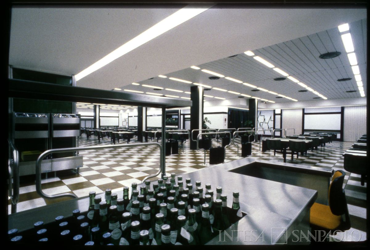 BCI, Milano, Porta Nuova: mensa, 1985 circa (foto di Edoardo Mari)