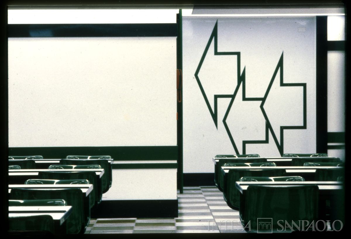 BCI, Milano, Porta Nuova: mensa, 1985 circa (foto di Edoardo Mari)