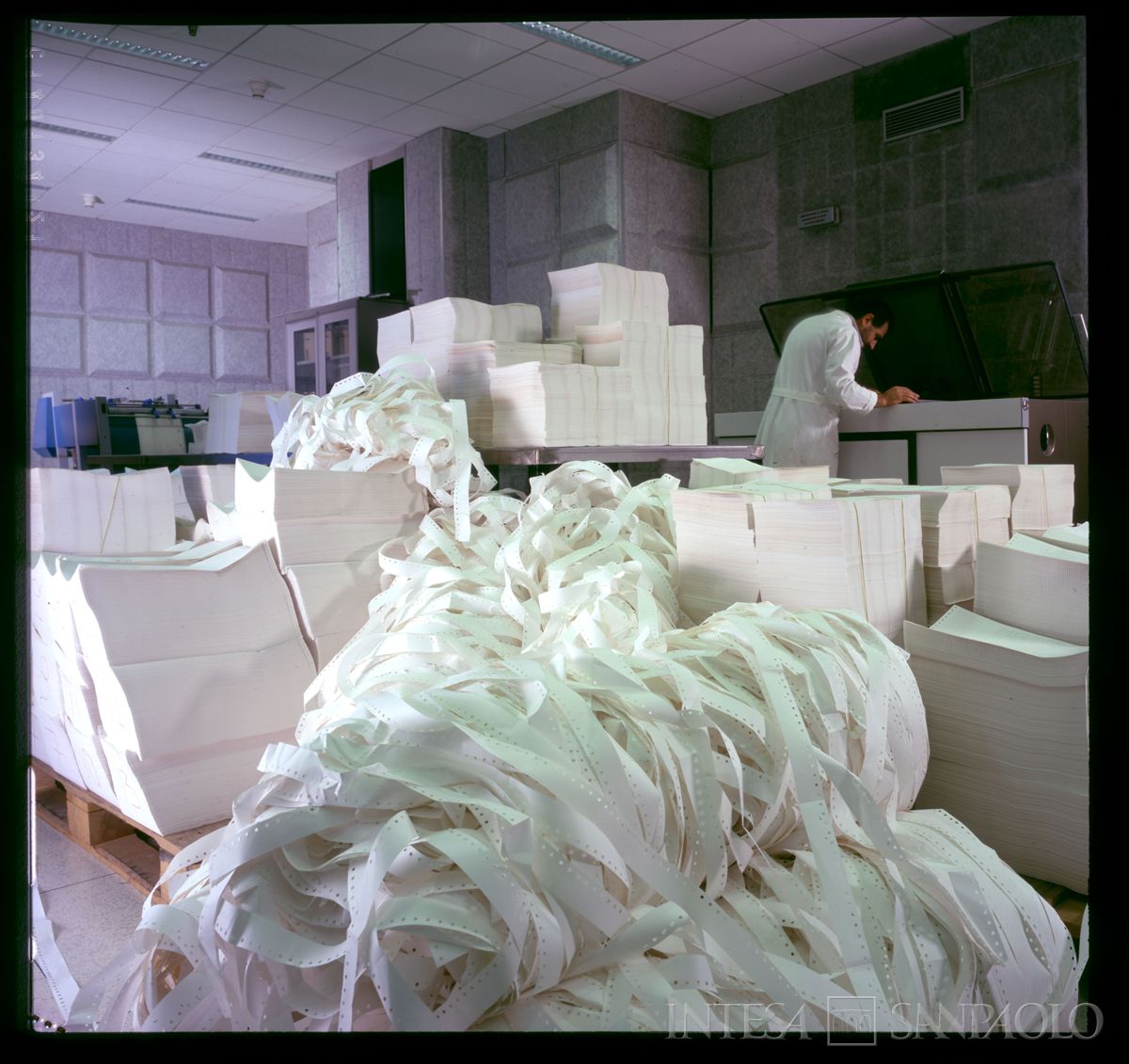 BCI, Milano: Servizio organizzazione e Information Technology (I.T), Via Sile, fine anni 1980 (foto di Immagine S.a.s)