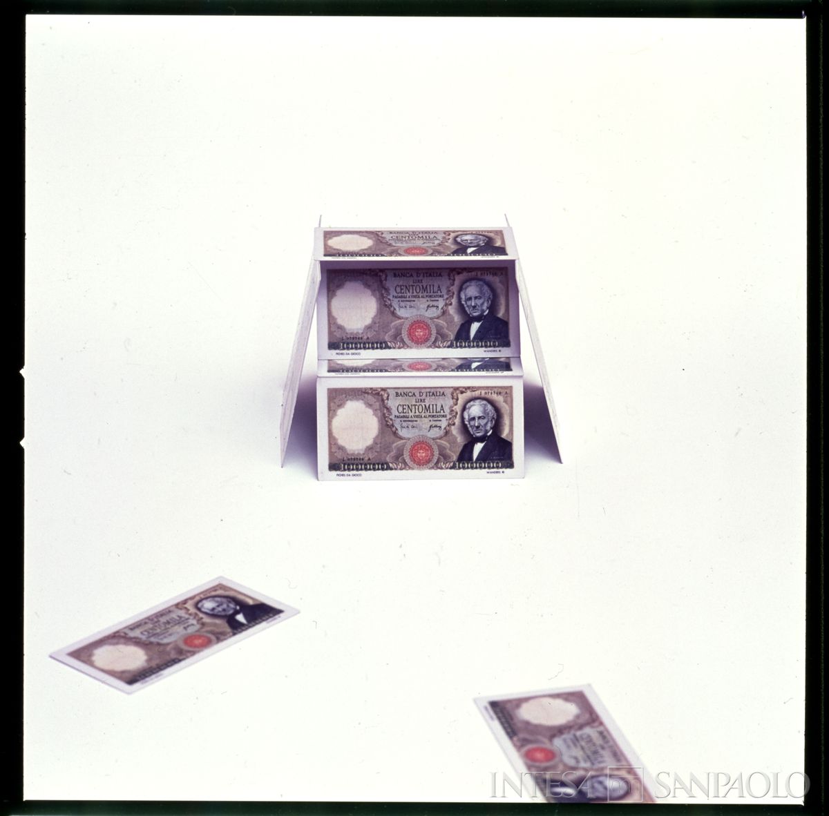 BCI: banconote da centomila lire, anni 1970-1980 (fotografo sconosciuto)