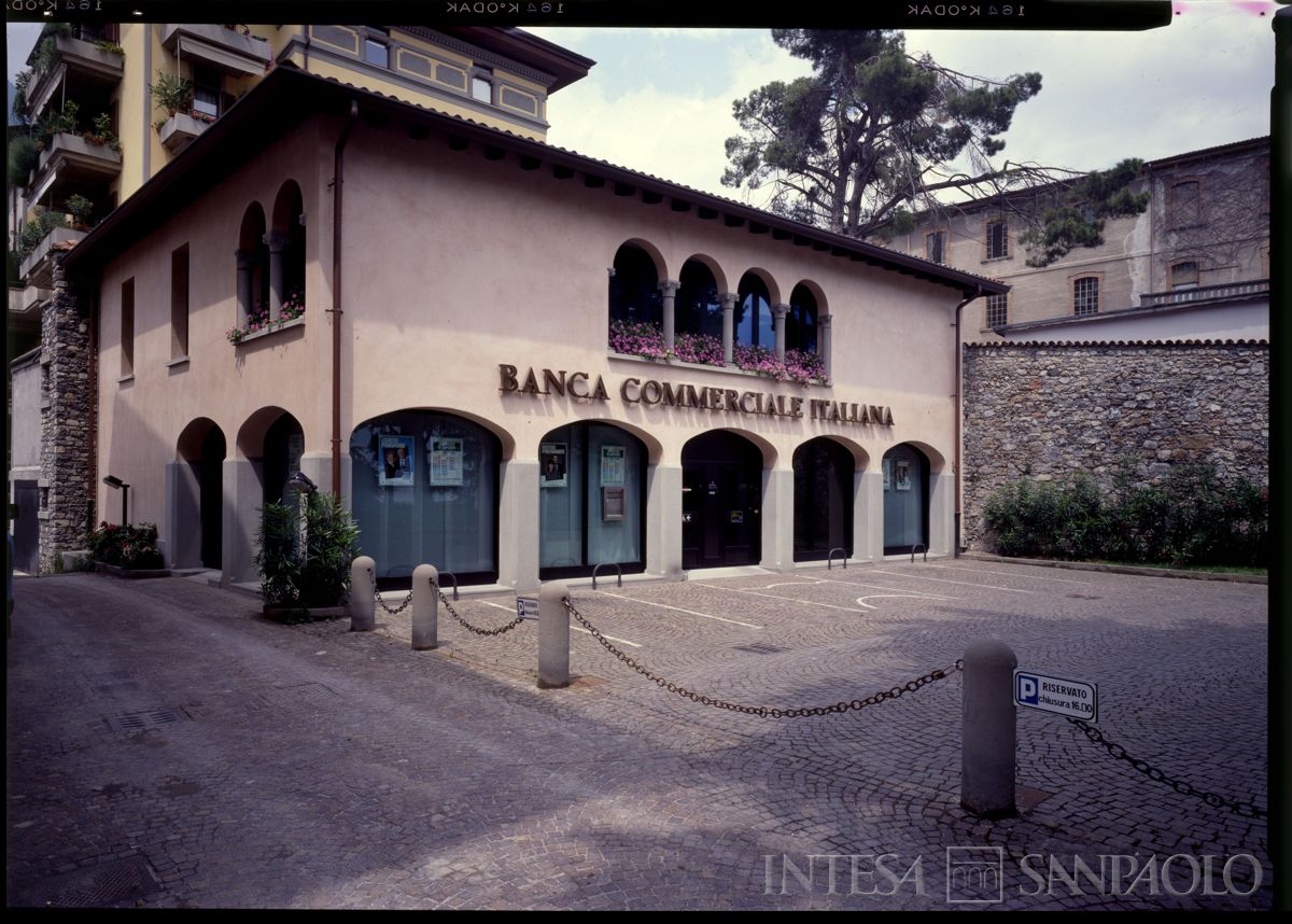 BCI, Lovere: filiale  di Via Gregorini 43, 1993 (Foto Studio Da Re)