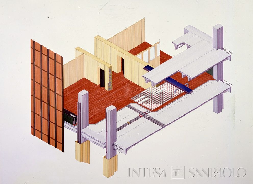 Cariplo, Centro Elettronico (C.E.): Milano, Via Lorenteggio, 1975 (foto di Mario La Porta)