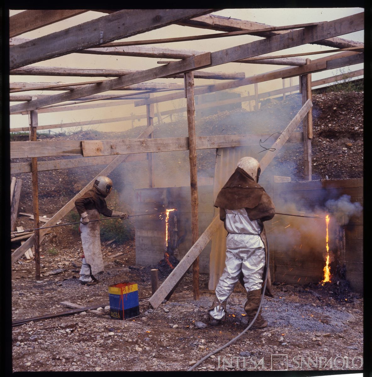 Cariplo, Centro Elettronico (C.E.): Milano, Via Lorenteggio, 1975-1976 (fotografo sconosciuto)