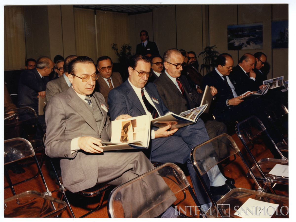 Cerimonia di presentazione del Centro Elettronico, 26 febbraio 1980 (foto di Mario La Porta)