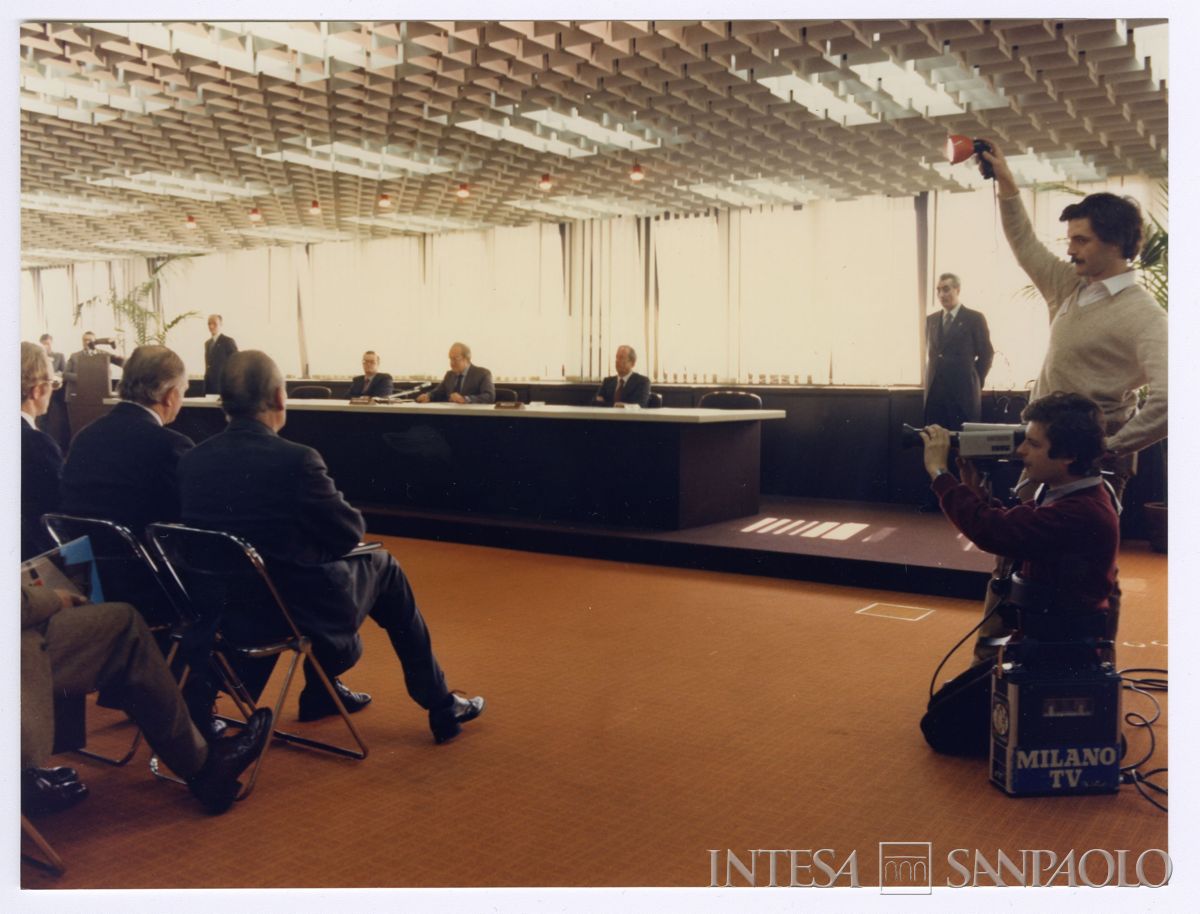 Cerimonia di presentazione del Centro Elettronico, 26 febbraio 1980 (foto di Mario La Porta)