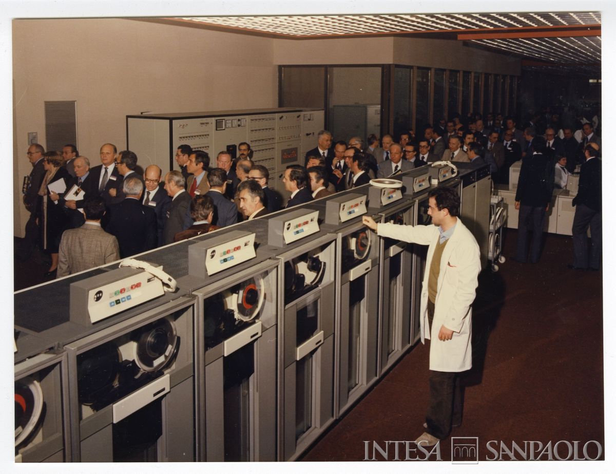 Cerimonia di presentazione del Centro Elettronico, 26 febbraio 1980 (foto di Mario La Porta)