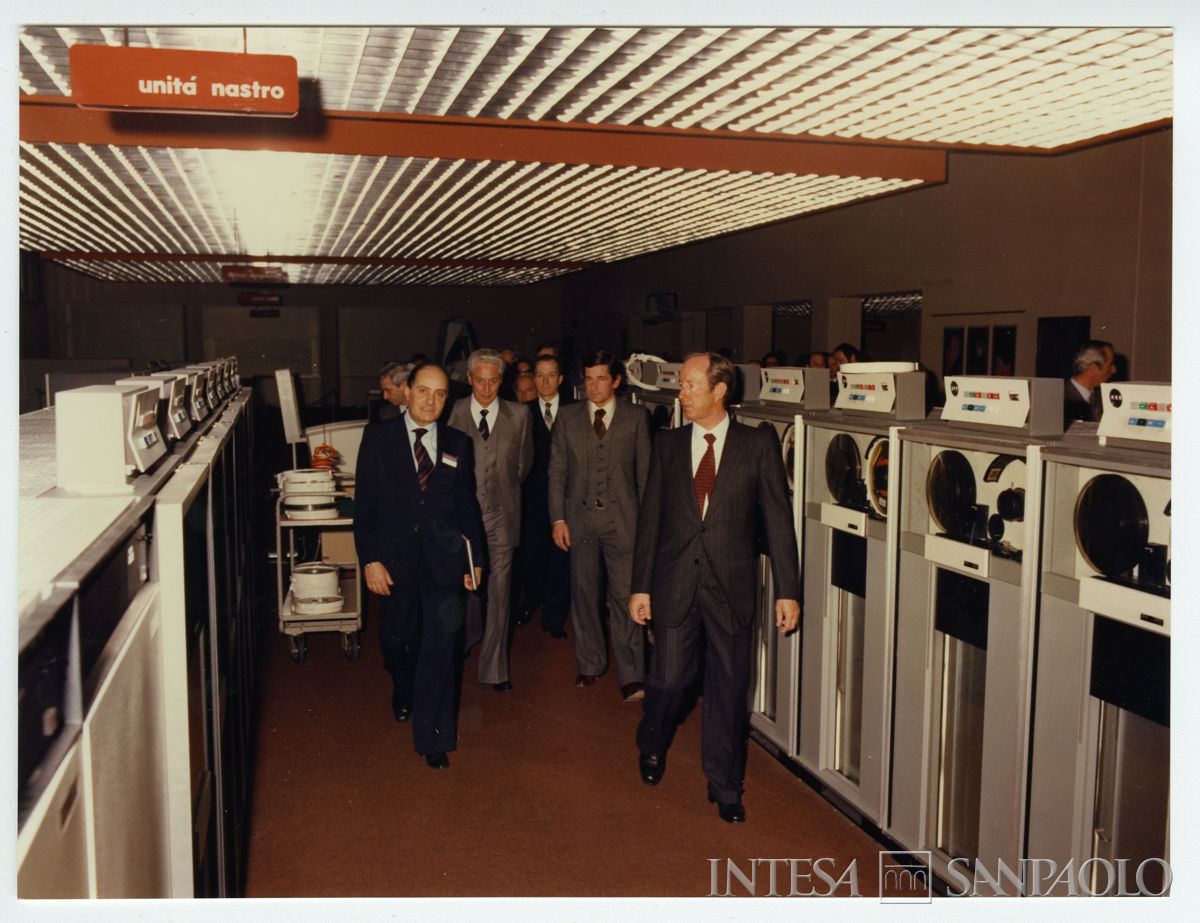 Cerimonia di presentazione del Centro Elettronico, 26 febbraio 1980 (foto di Mario La Porta)