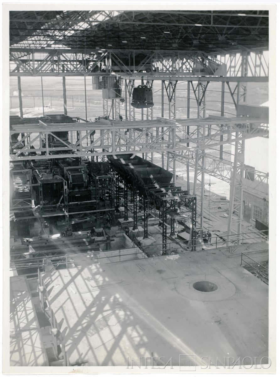 Veduta di un impianto di estrazione della S. A. di Montevecchio e Monteponi, 1931 (fotografo sconosciuto)