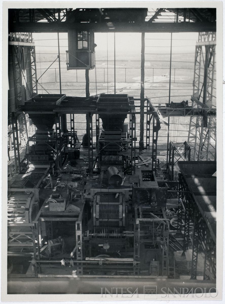 Veduta di un impianto di estrazione della S. A. di Montevecchio e Monteponi, 1931 (fotografo sconosciuto)