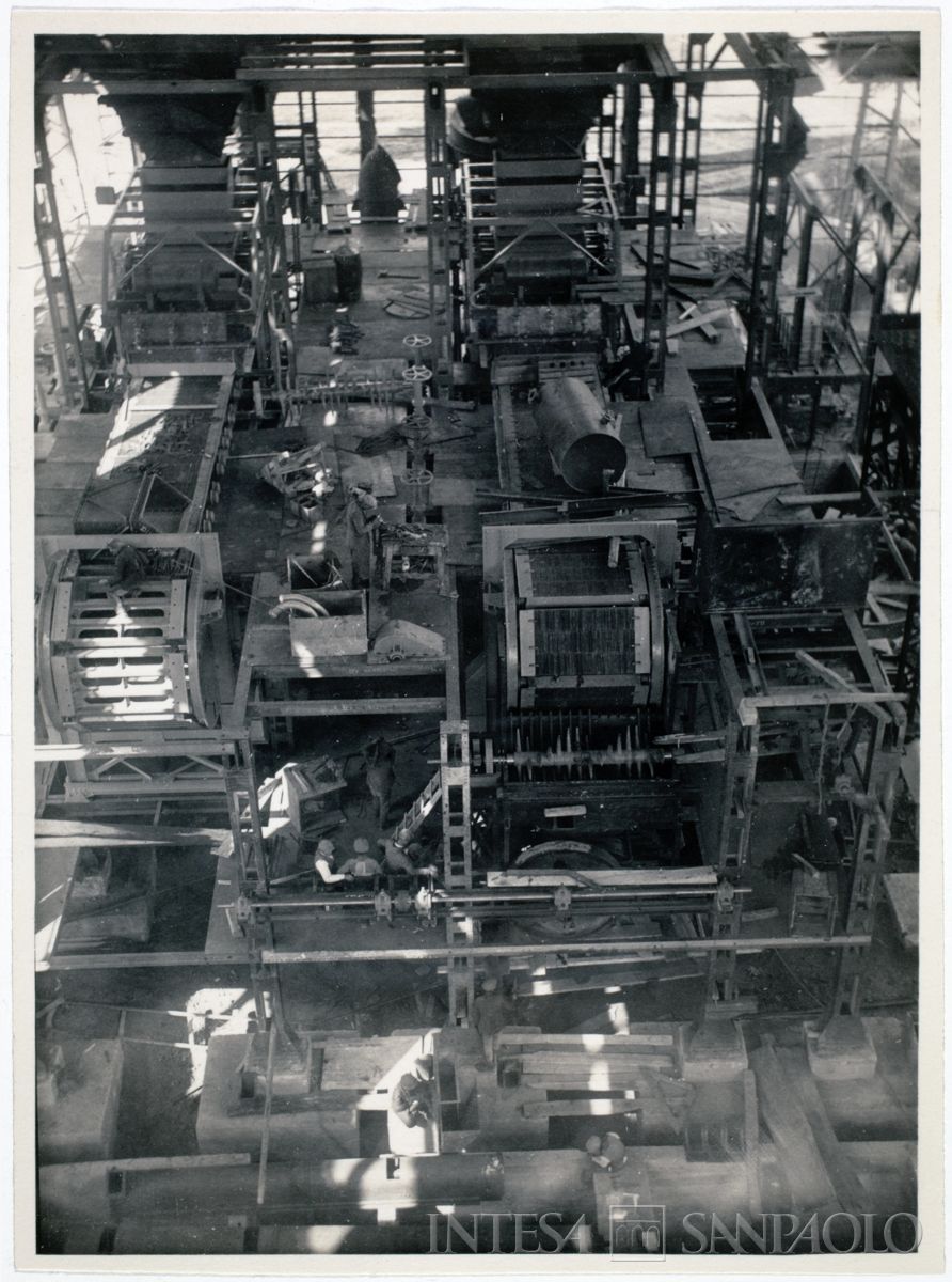 Veduta di un impianto di estrazione della S. A. di Montevecchio e Monteponi, 1931 (fotografo sconosciuto)