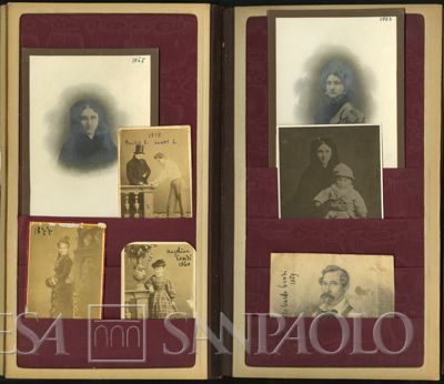 Album Canzi, cc. 2-3, fotografie nn. 4-10