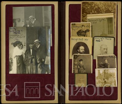 Album Canzi, cc. 8-9, fotografie nn. 24-33