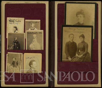 Album Canzi, cc. 10-11, fotografie nn. 34-41