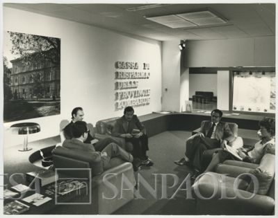 Milano, stand presso fiera n.i., 1978 (fotografo sconosciuto)