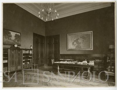 Cà de Sass, sala di direzione, 1927-1934 (Foto Camuzzi & Lomazzi)