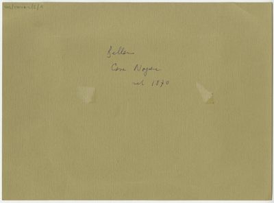 Scorcio di Bellano, 1870 - 1940 (fotografo sconosciuto), verso