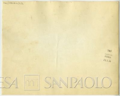 Scorcio di Bellano, 1870 - 1940 (Nannini), verso