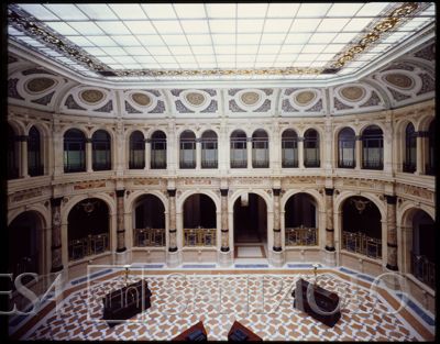 Palazzo di piazza della Scala 6, salone A, marzo 1990 (Gabriele Basilico)