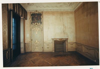 BCI, Torino, Palazzo Pallavicini Mossi, via Santa Teresa 9-11: interni prima dei lavori di ristrutturazione, anni 1980 - 1990 (fotografo sconosciuto)