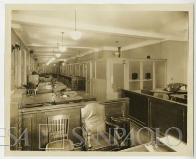 Banca Commerciale Italiana Trust Co., New York: sede di William Street 62-64, 1935 (foto American Studio)