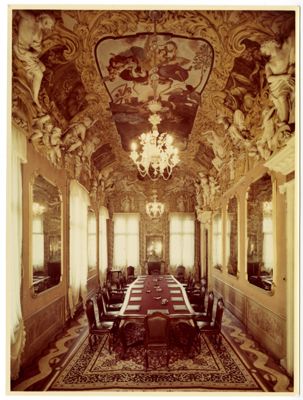 Palazzo Leoni Montanari, Galleria della Verità, anni 1960 (Foto Tapparo & Trentin)