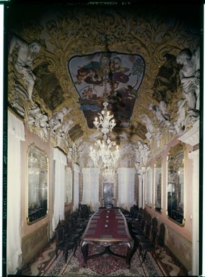 Palazzo Leoni Montanari, Galleria della Verità, anni 1960 (Foto Tapparo & Trentin)