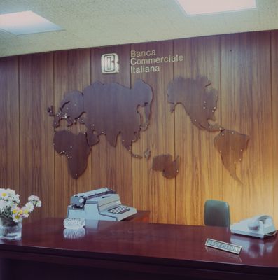 BCI,  Atene: ufficio di rappresentanza di Mitropoleos Street 3, 1975-1978 (fotografo sconosciuto)