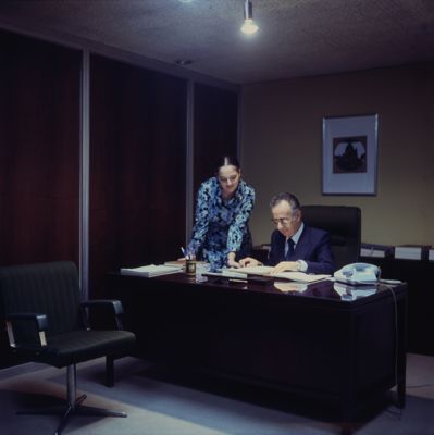 BCI,  Atene: ufficio di rappresentanza di Mitropoleos Street 3, 1975-1978 (fotografo sconosciuto)