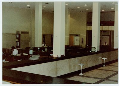 Banco Sudameris S.A., Montevideo: sede, 1979 (fotografo sconosciuto)