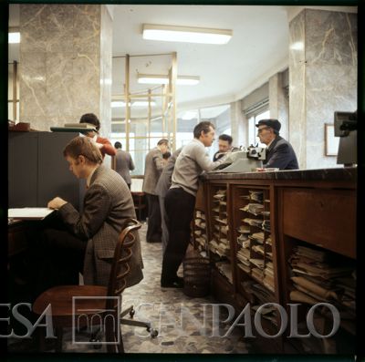 BCI, Sesto San Giovanni: succursale di Via Casiraghi [2 o 12], anni 1970-1980 (fotografo sconosciuto)
