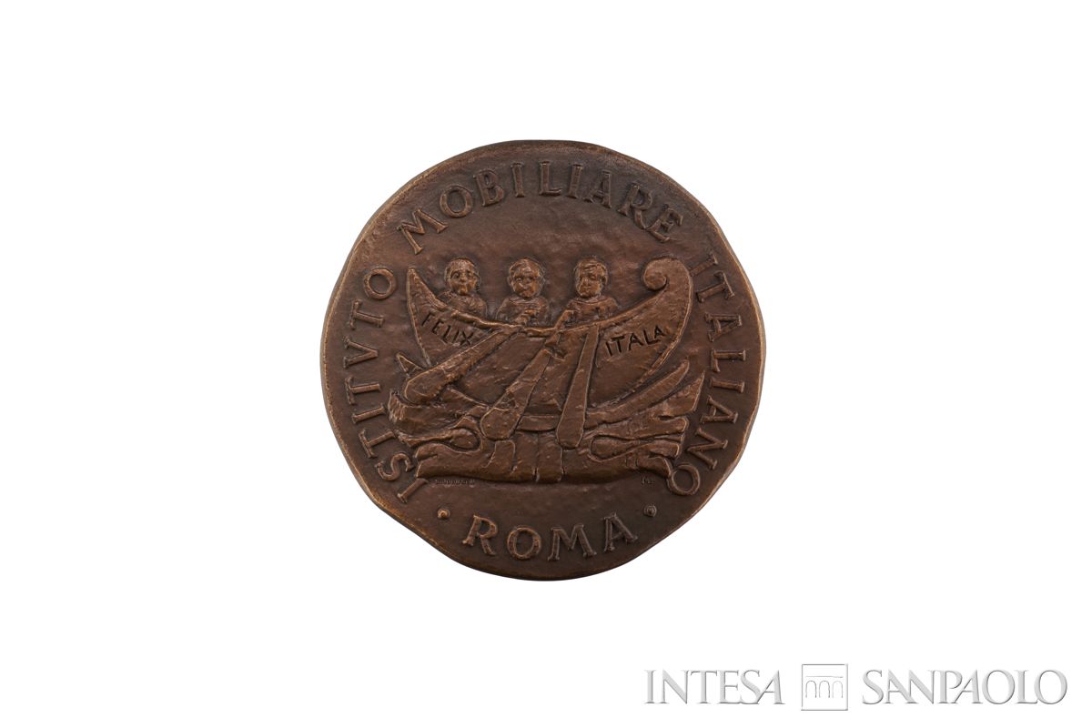 IMI, 25° anniversario di fondazione, 1957 (recto)