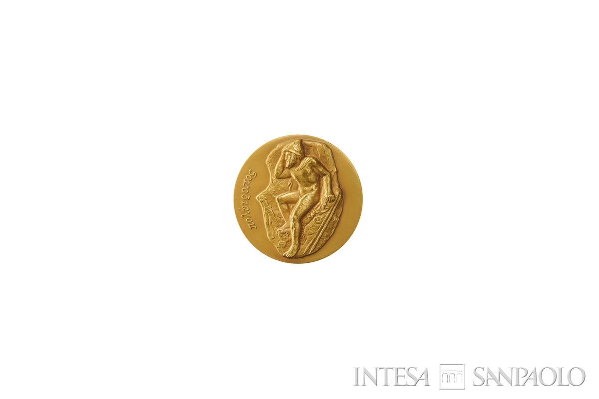 Medaglia in oro per il 100° anniversario della Banca Commerciale Italiana, 1994 (fronte)