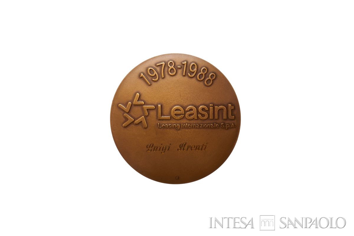 Medaglia per il 10° anniversario del Leasing International, 1988 (retro)
