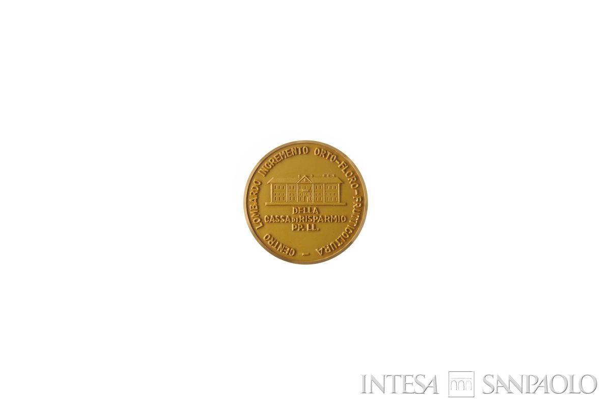 Medaglia del Centro Lombardo Incremento Orto-floro-frutticoltura a Minoprio, 1972 (fronte)